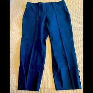 I J Jill stretch linen ankle pants. NWT 1X cute!